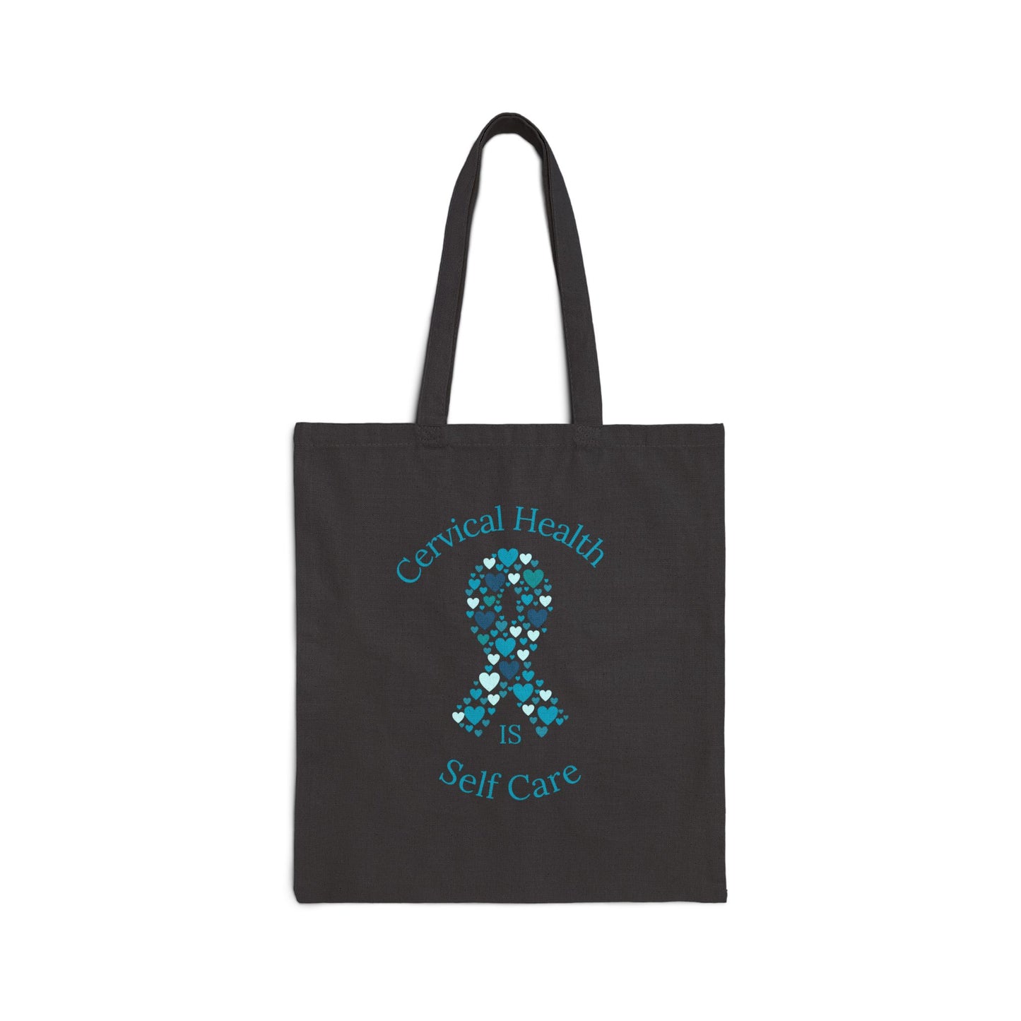 Cervical Health Self Care Tote Bag, Awareness Tote, Eco-Friendly Bag, Gift for Wellness, Reusable Shopping Bag