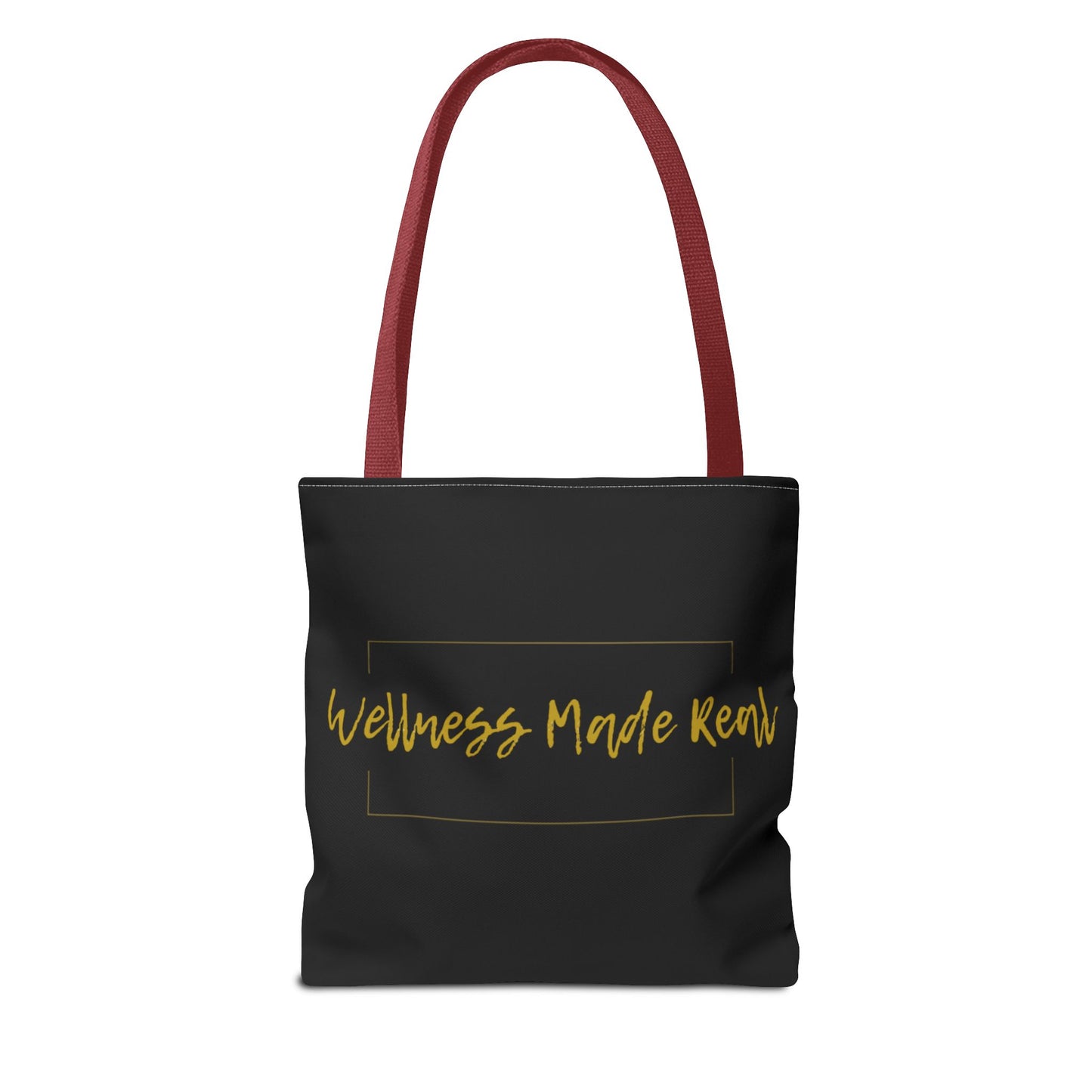 Empowering Tote Bag - 'Wellness Made Real' Inspirational Design