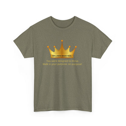 Wellness Made Real Unisex Heavy Cotton Tee - Thrive in Your Purpose