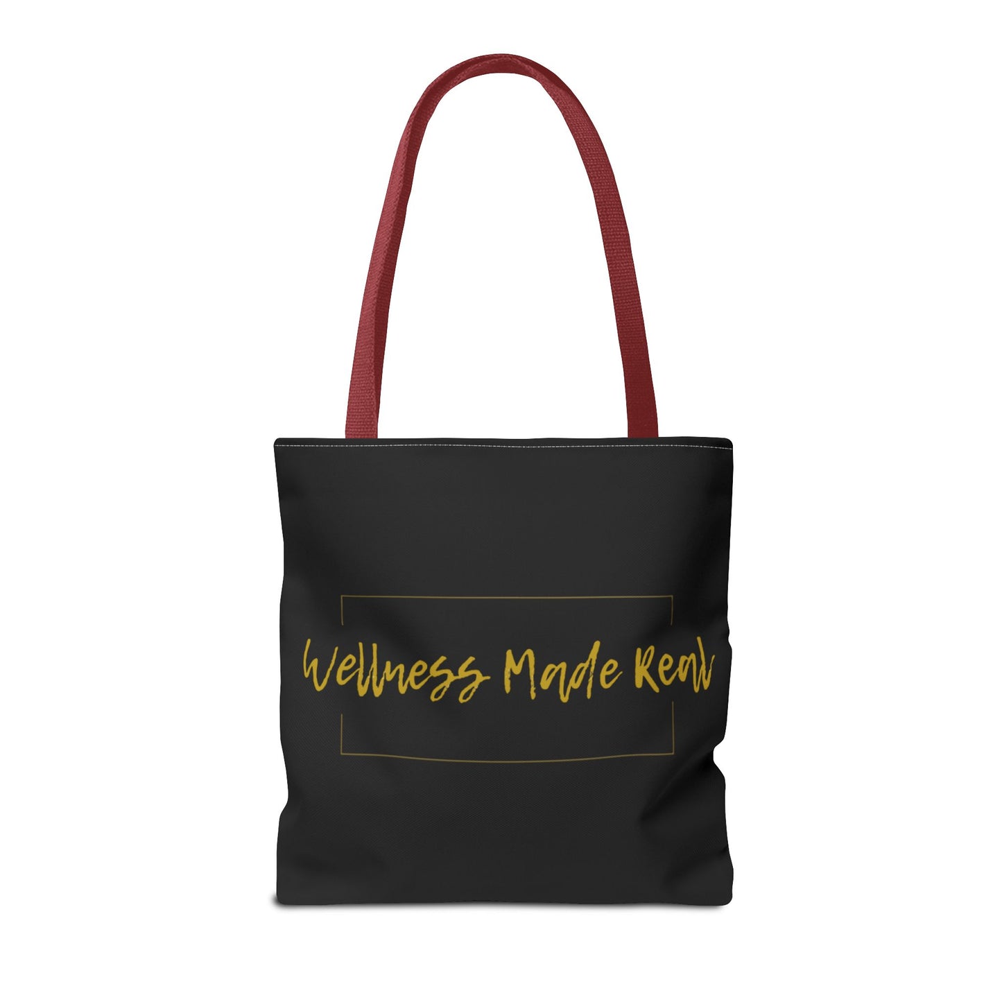 Empowering Tote Bag - 'Wellness Made Real' Inspirational Design